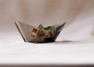可爱的折纸小船图片