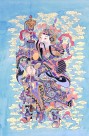 威武的门神彩绘图片