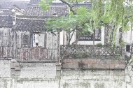 彩笔画乌镇图片大全