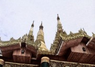缅甸风情素描图片