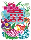 双喜剪纸图片