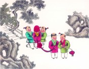 《童心》国画图片大全