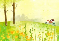 春天插画图片大全