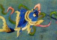 金鱼刺绣图案图片