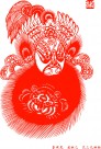 京剧脸谱剪纸图片