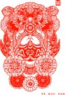 京剧脸谱剪纸图片