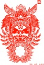 京剧脸谱剪纸图片