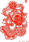 京剧脸谱剪纸图片
