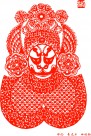 京剧脸谱剪纸图片