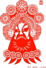 京剧脸谱剪纸图片