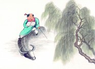 牧童绘画图片大全