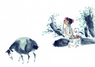 牧童绘画图片大全