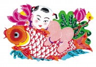 水彩人物年画图片