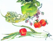 国画蔬菜图片