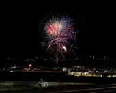 夜空中美丽的烟花图片大全