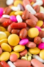 彩色的药片胶囊图片