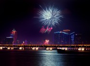 澳门国际烟花节的烟花图片