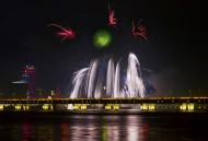 澳门国际烟花节的烟花图片