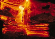 燃烧中的木块图片大全