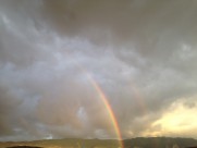 美丽七色的彩虹图片