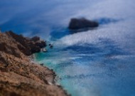 海边礁石海岸自然风景图片