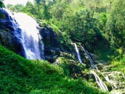 森林里的瀑布图片