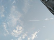 天空中飘动的白云图片