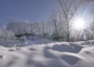 大自然的馈赠唯美雪景图片