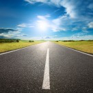 公路唯美风景图片