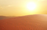 美丽的沙漠风景图片