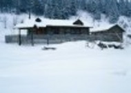 雪与村庄图片