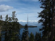 高山上的太浩湖图片