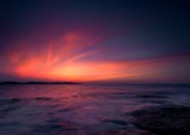 海上日落风景图片