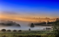 唯美晨雾风景图片大全