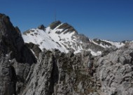 阿尔卑斯山徒步登山图片