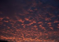夕阳下的云彩图片