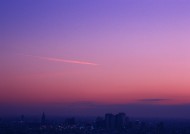 夕阳下的云彩图片大全