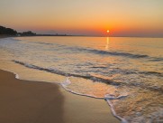 温馨的晚霞与朝霞图片