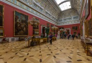 俄罗斯冬宫博物馆建筑风景图片