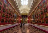 俄罗斯冬宫博物馆建筑风景图片