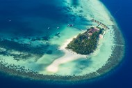 马尔代夫珊瑚岛图片