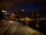 美国波士顿城市夜景图片