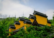 浙江杭州灵隐寺寺庙建筑风景图片