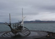 冰岛首都雷克雅未克著名景点太阳船图片