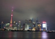 夜晚的上海东方明珠广播电视塔图片大全