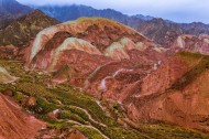 甘肃张掖丹霞地貌图片大全