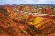 甘肃张掖丹霞地貌图片大全