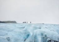 冰岛瓦特纳冰川风景图片