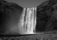 冰岛共和国斯科加瀑布图片大全