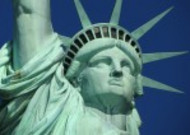 美国纽约的自由女神像图片大全
